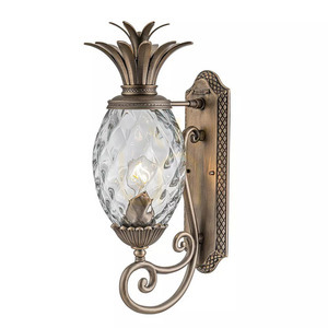 Plantation medium wall lantern - 1 light source - Patinated bronze Elstead 0 Plantation medium wall lantern - 1 light source - Patinated bronze Elstead small 0