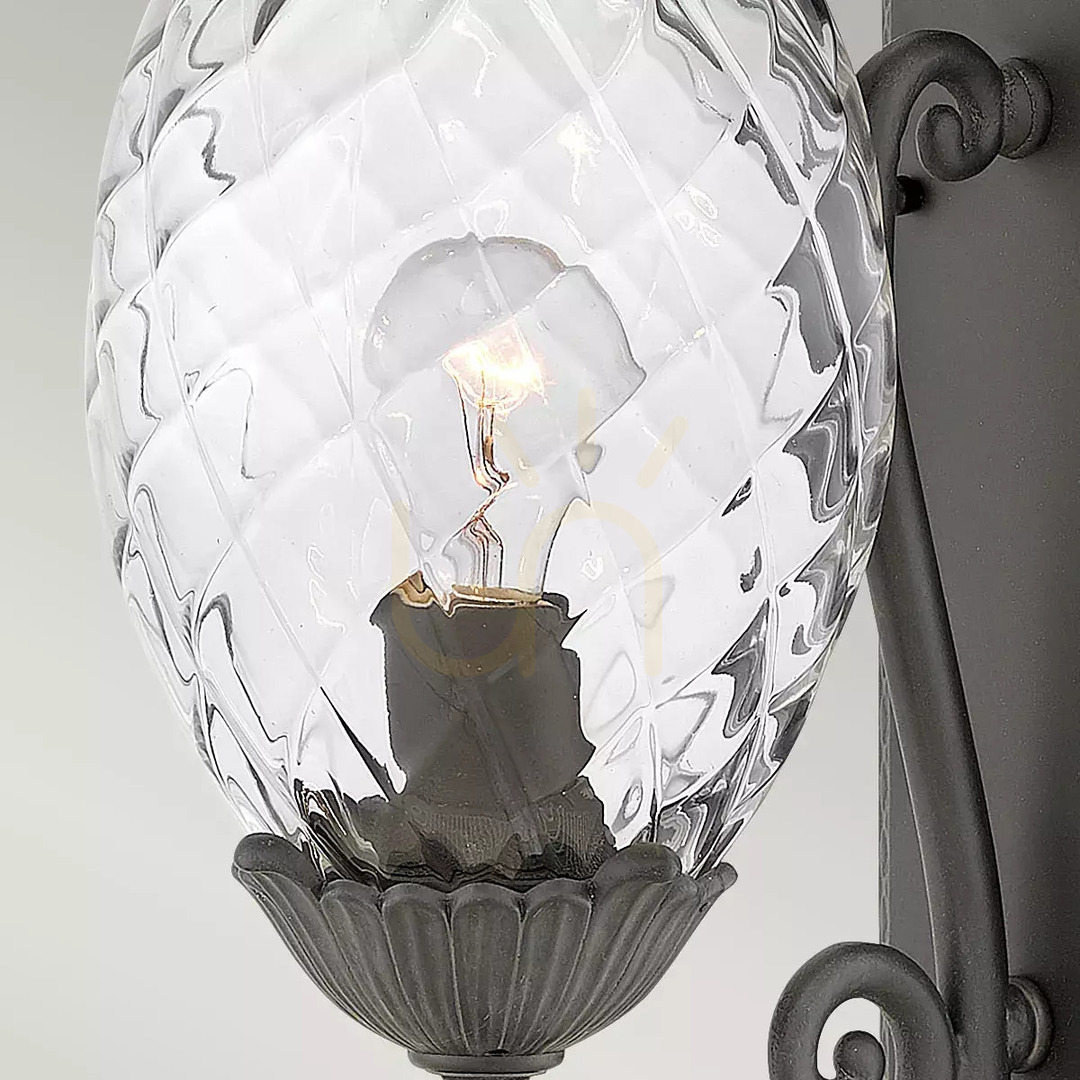 Preview Plantation medium wall lantern - 1 light source - Museum black Elstead Plantation medium wall lantern - 1 light source - Museum black Elstead