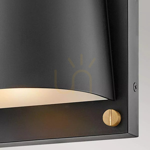 Scout Small Outdoor Wall Light - 1 Light - Black Elstead small 2
