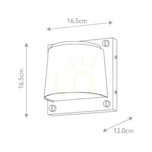 Scout Small Outdoor Wall Light - 1 Light - Black Elstead small 6