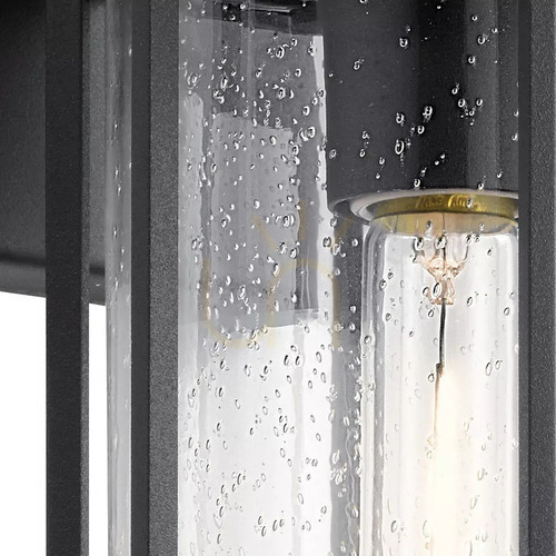 Check Camillo Medium Outdoor Wall Lantern - 1 Light - Textured Black Elstead