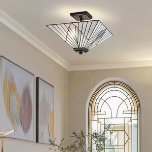Pendant lamp, Alderley semi-flame - 2 light sources - Vintage brown Elstead 4 Pendant lamp, Alderley semi-flame - 2 light sources - Vintage brown Elstead small 4