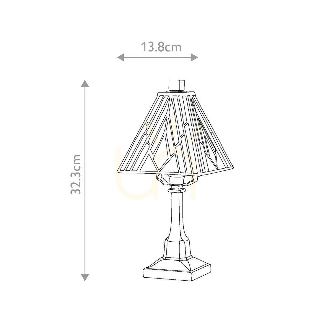Preview Alderley small table lamp - 1 light source - Vintage brown Elstead Alderley small table lamp - 1 light source - Vintage brown Elstead