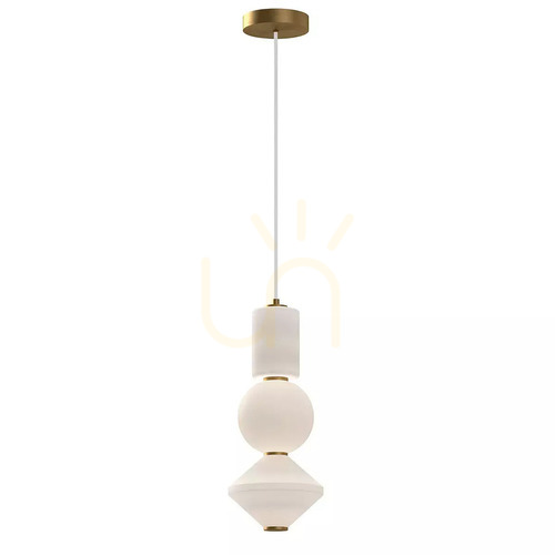 Check Bijou LED pendant lamp - - Aged gold Elstead