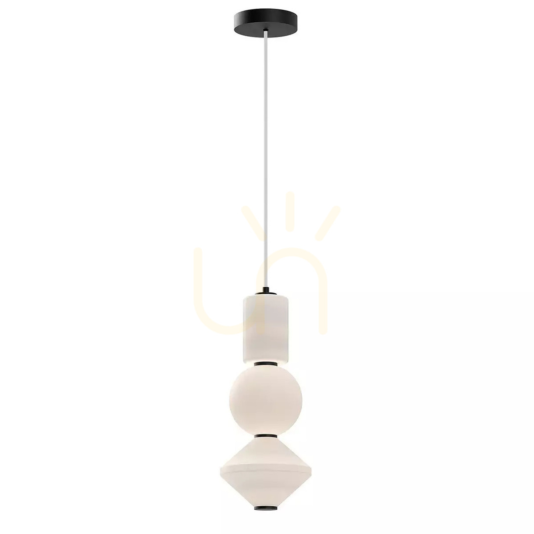 Alora Mood Bijou LED-Pendelleuchte, mattschwarz, ALM-BIJOU-P3-MB