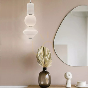 Bijou LED pendant lamp - - Brushed nickel Elstead small 3