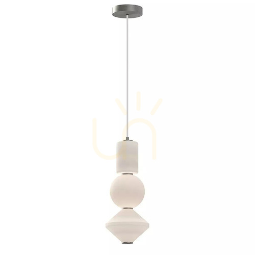 Check Bijou LED pendant lamp - - Brushed nickel Elstead