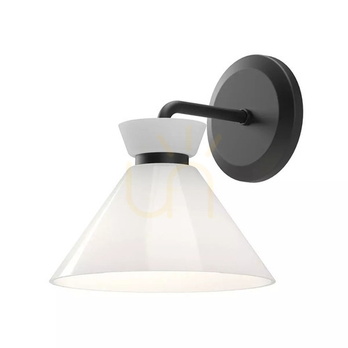 Check Halston wall lamp - 1 light source - Matte black Elstead
