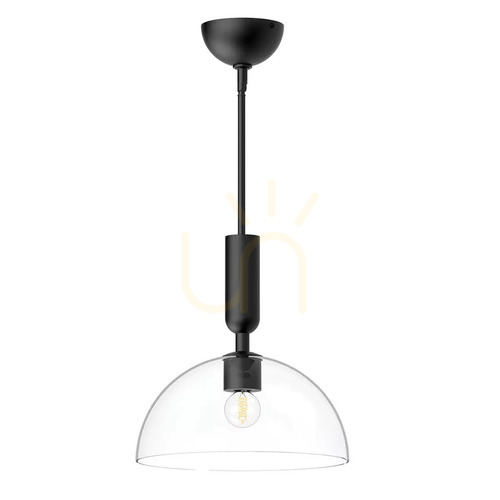 Check Jude pendant lamp - 1 light source - Matte black Elstead