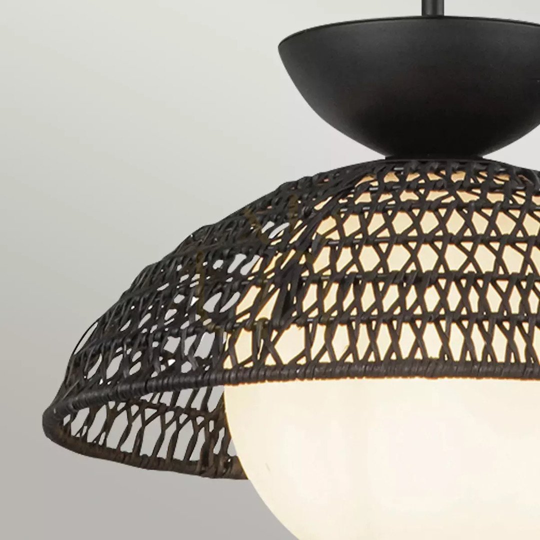 Display Perth pendant lamp - 1 light source - Matte black Elstead Perth pendant lamp - 1 light source - Matte black Elstead