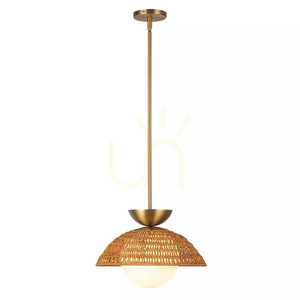 Perth pendant lamp - 1 light source - Brushed gold Elstead 1 Perth pendant lamp - 1 light source - Brushed gold Elstead small 1