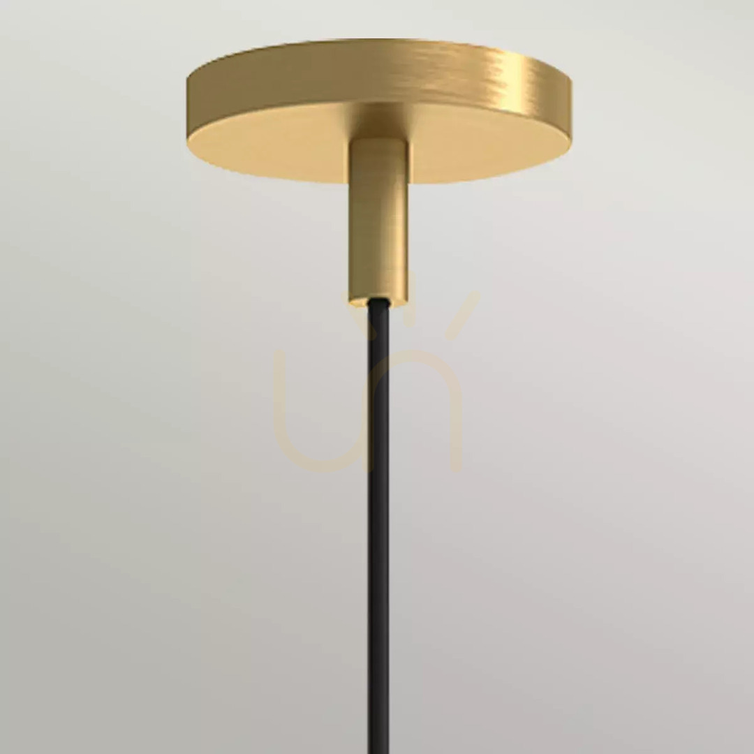 View Remyck pendant lamp - 1 light source - Brushed gold Elstead Remyck pendant lamp - 1 light source - Brushed gold Elstead