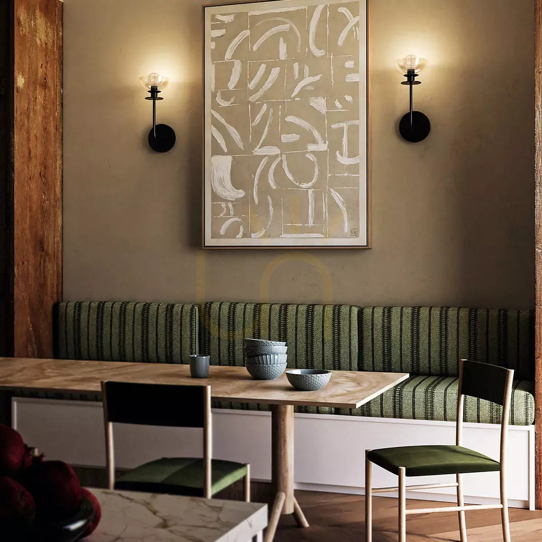 Display Sylvia wall lamp - 1 light source - Matte black Elstead Sylvia wall lamp - 1 light source - Matte black Elstead