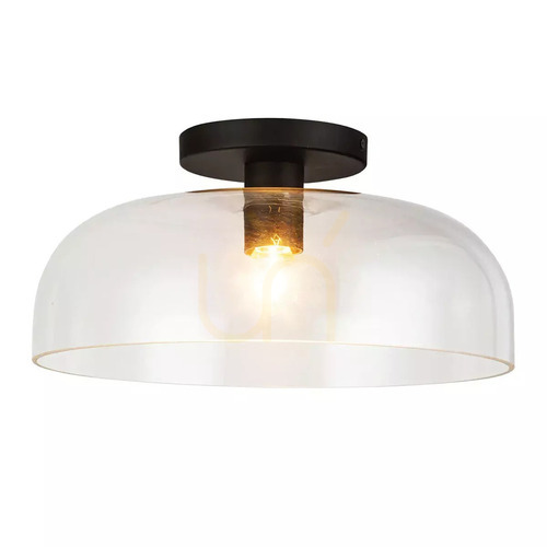 Check Sylvia semi-plophone - 1 light source - Matte black Elstead