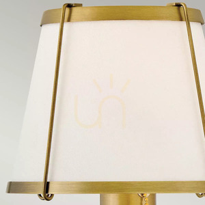 Clarke wall lamp - 1 light source - Tinted brass Elstead small 2