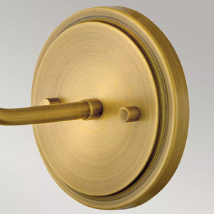Clarke wall lamp - 1 light source - Tinted brass Elstead small 4