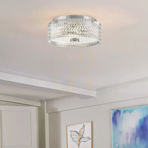 Elle plafond - 2 light sources - Chrome Elstead small 4