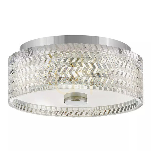 Check Elle plafond - 2 light sources - Chrome Elstead