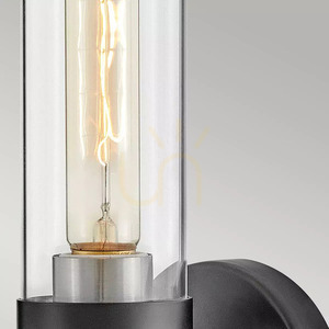 Ellison wall lamp - 1 light source - Brushed black Elstead small 4