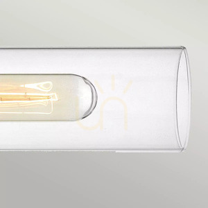 Ellison IP44 wall light - 2 light sources - black and Heritage Brass Elstead small 5