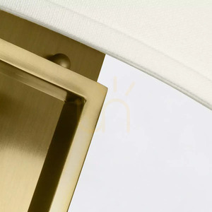 Hampton wall lamp - 2 light sources - Brushed brass Elstead small 2