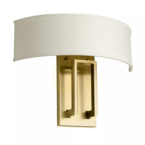 Check Hampton wall lamp - 2 light sources - Brushed brass Elstead
