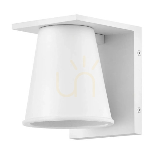 Check Hans Outdoor Wall Lantern - 1 light - Textured White Elstead