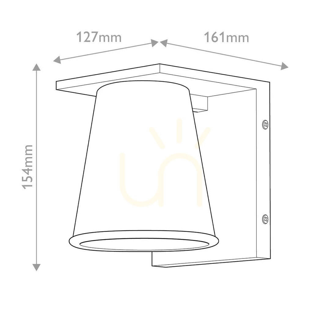 Preview Hans wall lantern - 1 light source - Structural white Elstead Hans wall lantern - 1 light source - Structural white Elstead