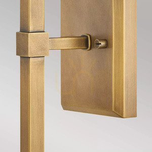 Moore Wall Light - 1 Light - Heritage Brass Elstead small 2