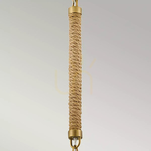 Nash pendant lamp - 1 light source - Classic brass Elstead small 1