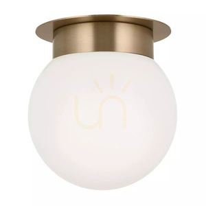 Kichler Albers flush ceiling light champagne bronze E27 20.3 cm KL-ALBERS-F-G-CPZ small 0