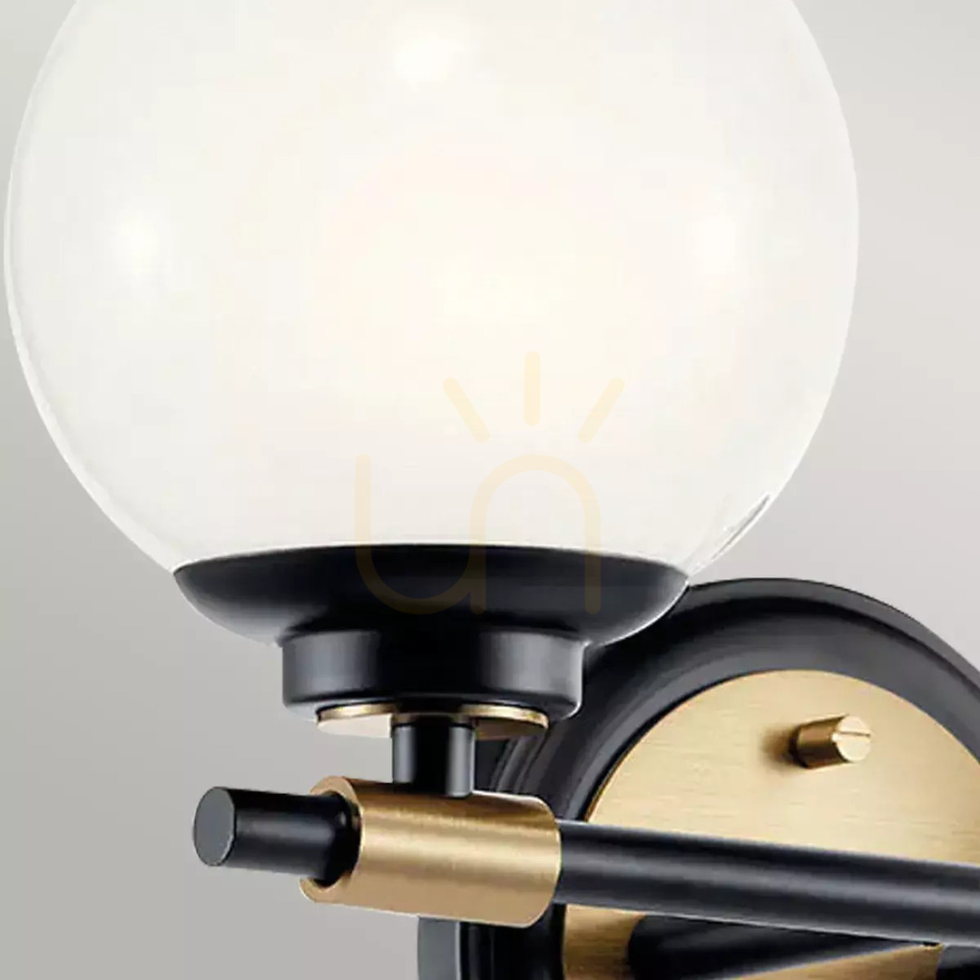 Check Benno wall lamp - 2 light sources - Black, Champagne Elstead Benno wall lamp - 2 light sources - Black, Champagne Elstead