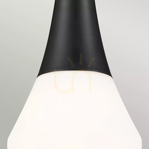 Deela pendant lamp - 1 light source - Black Elstead 1 Deela pendant lamp - 1 light source - Black Elstead small 1