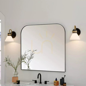 Farum IP44 bathroom wall light - 1 light source - black, champagne bronze Elstead small 5