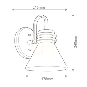 Farum wall lamp - 1 light source - Champagne bronze Elstead 7 Farum wall lamp - 1 light source - Champagne bronze Elstead small 7