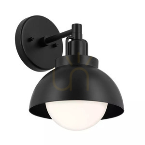 Wall lamp, Semi-Plafond, Niva Pendant Lamp - 1 light source - Black Elstead small 0