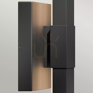 Nocar Large LED Exterior Wall Light - Textured Black Elstead small 1