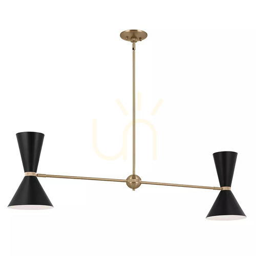 Check Phix island lamp - 4 light sources - Champagne bronze Elstead