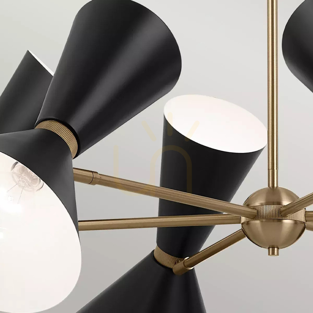 Display Phix chandelier - 12 light sources - Champagne bronze Elstead Phix chandelier - 12 light sources - Champagne bronze Elstead