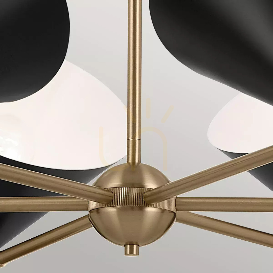 Check Phix chandelier - 12 light sources - Champagne bronze Elstead Phix chandelier - 12 light sources - Champagne bronze Elstead