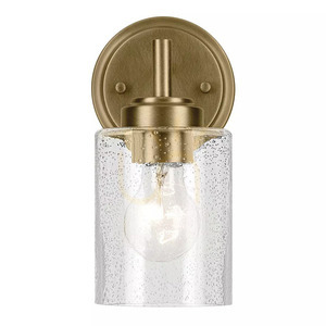 Winslow wall lamp - 1 light source - Natural brass Elstead small 1