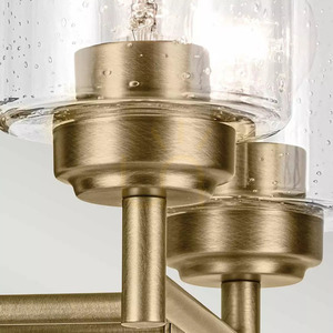 Winslow wall lamp - 2 light sources - Natural brass Elstead small 3