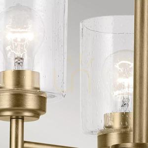 Winslow chandelier - 3 light sources - Natural brass Elstead small 3
