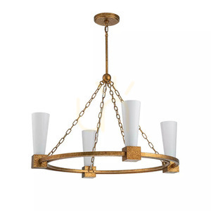 Kristy chandelier - 4 light sources - Faded gold Elstead 4 Kristy chandelier - 4 light sources - Faded gold Elstead small 4