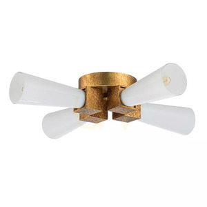 Kristy 4 Light Pendant - Distressed Gold Elstead small 6