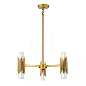 Marvele chandelier - 6 light sources - Aged brass Elstead 5 Marvele chandelier - 6 light sources - Aged brass Elstead small 5
