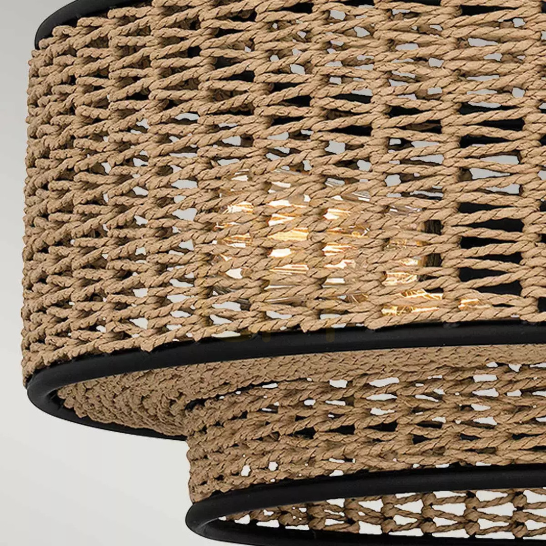Preview Teton pendant lamp - 5 light sources - Matte black Elstead Teton pendant lamp - 5 light sources - Matte black Elstead