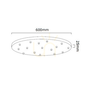 Pendant Light Ero Multicolor XVI 60 Open Design Highlights Opal White Chrome Gold Metal Glass small 2