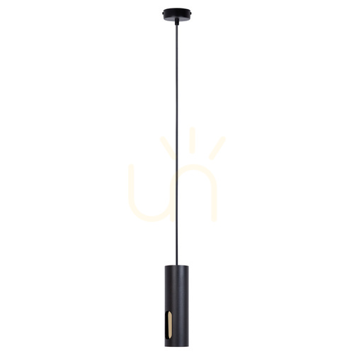Check Pendant light Sigma FLOW black gold GU10 adjustable 41219