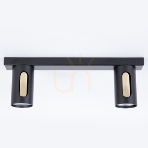 Plafon Sigma FLOW 2 black/gold GU10 41217 small 1